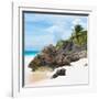 ¡Viva Mexico! Square Collection - Tulum Caribbean Coastline III-Philippe Hugonnard-Framed Photographic Print