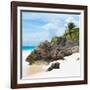 ¡Viva Mexico! Square Collection - Tulum Caribbean Coastline III-Philippe Hugonnard-Framed Photographic Print