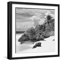 ¡Viva Mexico! Square Collection - Tulum Caribbean Coastline IV-Philippe Hugonnard-Framed Photographic Print