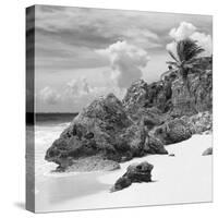 ¡Viva Mexico! Square Collection - Tulum Caribbean Coastline IV-Philippe Hugonnard-Stretched Canvas