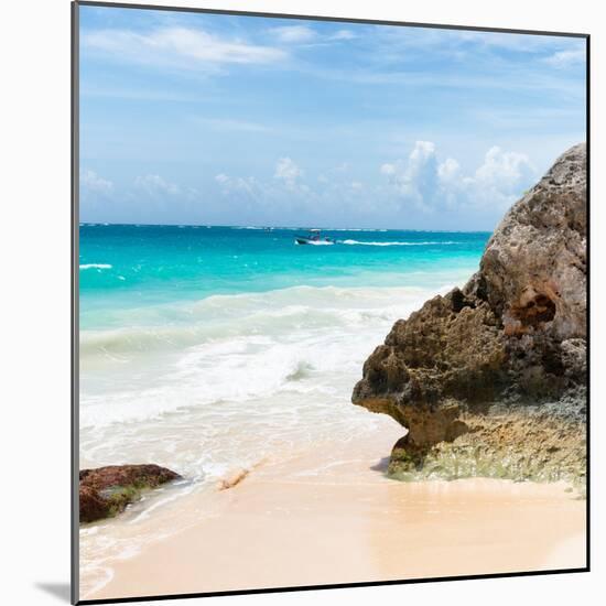 ?Viva Mexico! Square Collection - Tulum Caribbean Coastline IX-Philippe Hugonnard-Mounted Photographic Print