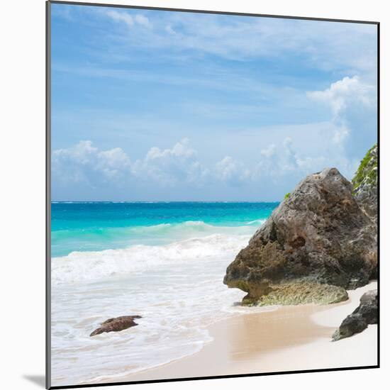 ¡Viva Mexico! Square Collection - Tulum Caribbean Coastline V-Philippe Hugonnard-Mounted Photographic Print