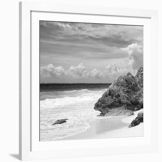 ?Viva Mexico! Square Collection - Tulum Caribbean Coastline VI-Philippe Hugonnard-Framed Photographic Print