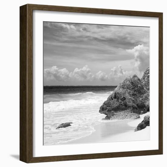 ?Viva Mexico! Square Collection - Tulum Caribbean Coastline VI-Philippe Hugonnard-Framed Photographic Print