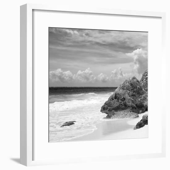 ?Viva Mexico! Square Collection - Tulum Caribbean Coastline VI-Philippe Hugonnard-Framed Photographic Print