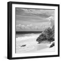 ?Viva Mexico! Square Collection - Tulum Caribbean Coastline VI-Philippe Hugonnard-Framed Photographic Print