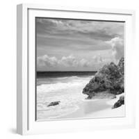 ?Viva Mexico! Square Collection - Tulum Caribbean Coastline VI-Philippe Hugonnard-Framed Photographic Print