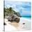 ¡Viva Mexico! Square Collection - Tulum Caribbean Coastline VII-Philippe Hugonnard-Stretched Canvas