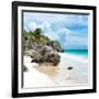 ¡Viva Mexico! Square Collection - Tulum Caribbean Coastline VII-Philippe Hugonnard-Framed Photographic Print