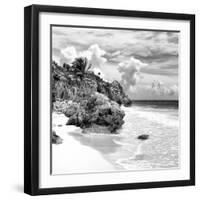 ¡Viva Mexico! Square Collection - Tulum Caribbean Coastline VIII-Philippe Hugonnard-Framed Premium Photographic Print