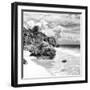 ¡Viva Mexico! Square Collection - Tulum Caribbean Coastline VIII-Philippe Hugonnard-Framed Premium Photographic Print