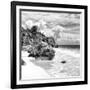 ¡Viva Mexico! Square Collection - Tulum Caribbean Coastline VIII-Philippe Hugonnard-Framed Photographic Print