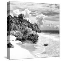 ¡Viva Mexico! Square Collection - Tulum Caribbean Coastline VIII-Philippe Hugonnard-Stretched Canvas