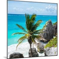 ¡Viva Mexico! Square Collection - Tulum Caribbean Coastline X-Philippe Hugonnard-Mounted Photographic Print