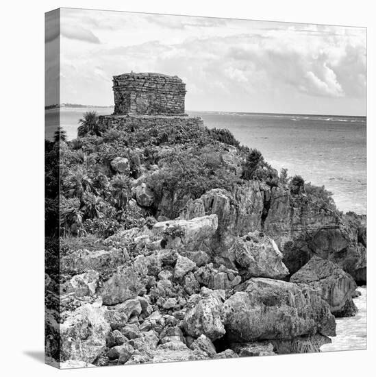 ¡Viva Mexico! Square Collection - Tulum Caribbean Coastline XII-Philippe Hugonnard-Stretched Canvas