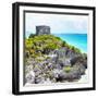 ¡Viva Mexico! Square Collection - Tulum Caribbean Coastline XIII-Philippe Hugonnard-Framed Photographic Print