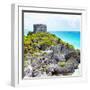 ¡Viva Mexico! Square Collection - Tulum Caribbean Coastline XIII-Philippe Hugonnard-Framed Photographic Print