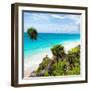 ¡Viva Mexico! Square Collection - Tulum Caribbean Coastline-Philippe Hugonnard-Framed Photographic Print