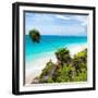 ¡Viva Mexico! Square Collection - Tulum Caribbean Coastline-Philippe Hugonnard-Framed Photographic Print