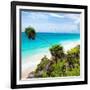 ¡Viva Mexico! Square Collection - Tulum Caribbean Coastline-Philippe Hugonnard-Framed Photographic Print