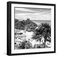 ¡Viva Mexico! Square Collection - Tulum Ruins along Caribbean Coastline I-Philippe Hugonnard-Framed Photographic Print