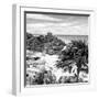 ¡Viva Mexico! Square Collection - Tulum Ruins along Caribbean Coastline I-Philippe Hugonnard-Framed Photographic Print