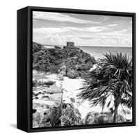 ¡Viva Mexico! Square Collection - Tulum Ruins along Caribbean Coastline I-Philippe Hugonnard-Framed Stretched Canvas