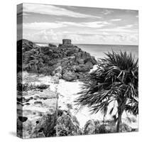 ¡Viva Mexico! Square Collection - Tulum Ruins along Caribbean Coastline I-Philippe Hugonnard-Stretched Canvas