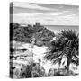 ¡Viva Mexico! Square Collection - Tulum Ruins along Caribbean Coastline I-Philippe Hugonnard-Stretched Canvas
