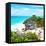 ¡Viva Mexico! Square Collection - Tulum Ruins along Caribbean Coastline III-Philippe Hugonnard-Framed Stretched Canvas