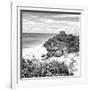 ¡Viva Mexico! Square Collection - Tulum Ruins along Caribbean Coastline IV-Philippe Hugonnard-Framed Photographic Print