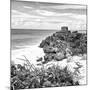 ¡Viva Mexico! Square Collection - Tulum Ruins along Caribbean Coastline IV-Philippe Hugonnard-Mounted Photographic Print