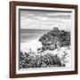 ¡Viva Mexico! Square Collection - Tulum Ruins along Caribbean Coastline IV-Philippe Hugonnard-Framed Photographic Print