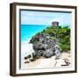 ¡Viva Mexico! Square Collection - Tulum Ruins along Caribbean Coastline IX-Philippe Hugonnard-Framed Photographic Print