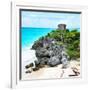 ¡Viva Mexico! Square Collection - Tulum Ruins along Caribbean Coastline IX-Philippe Hugonnard-Framed Photographic Print