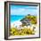 ¡Viva Mexico! Square Collection - Tulum Ruins along Caribbean Coastline V-Philippe Hugonnard-Framed Photographic Print