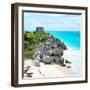 ¡Viva Mexico! Square Collection - Tulum Ruins along Caribbean Coastline VI-Philippe Hugonnard-Framed Photographic Print