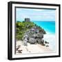 ¡Viva Mexico! Square Collection - Tulum Ruins along Caribbean Coastline VI-Philippe Hugonnard-Framed Photographic Print