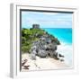 ¡Viva Mexico! Square Collection - Tulum Ruins along Caribbean Coastline VI-Philippe Hugonnard-Framed Photographic Print