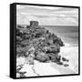 ¡Viva Mexico! Square Collection - Tulum Ruins along Caribbean Coastline VII-Philippe Hugonnard-Framed Stretched Canvas