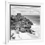 ¡Viva Mexico! Square Collection - Tulum Ruins along Caribbean Coastline VII-Philippe Hugonnard-Framed Photographic Print