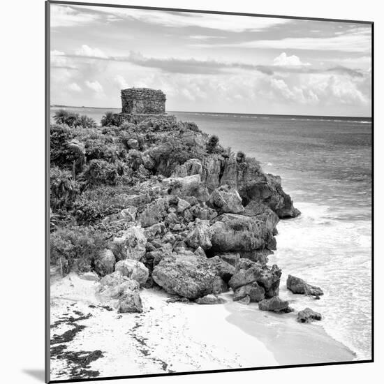¡Viva Mexico! Square Collection - Tulum Ruins along Caribbean Coastline VII-Philippe Hugonnard-Mounted Photographic Print