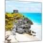 ¡Viva Mexico! Square Collection - Tulum Ruins along Caribbean Coastline VIII-Philippe Hugonnard-Mounted Photographic Print