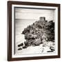 ¡Viva Mexico! Square Collection - Tulum Ruins along Caribbean Coastline X-Philippe Hugonnard-Framed Photographic Print