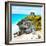 ¡Viva Mexico! Square Collection - Tulum Ruins along Caribbean Coastline XI-Philippe Hugonnard-Framed Photographic Print