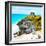 ¡Viva Mexico! Square Collection - Tulum Ruins along Caribbean Coastline XI-Philippe Hugonnard-Framed Photographic Print