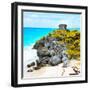 ¡Viva Mexico! Square Collection - Tulum Ruins along Caribbean Coastline XI-Philippe Hugonnard-Framed Photographic Print