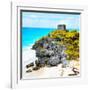 ¡Viva Mexico! Square Collection - Tulum Ruins along Caribbean Coastline XI-Philippe Hugonnard-Framed Photographic Print