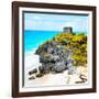 ¡Viva Mexico! Square Collection - Tulum Ruins along Caribbean Coastline XI-Philippe Hugonnard-Framed Photographic Print