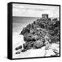 ¡Viva Mexico! Square Collection - Tulum Ruins along Caribbean Coastline XII-Philippe Hugonnard-Framed Stretched Canvas